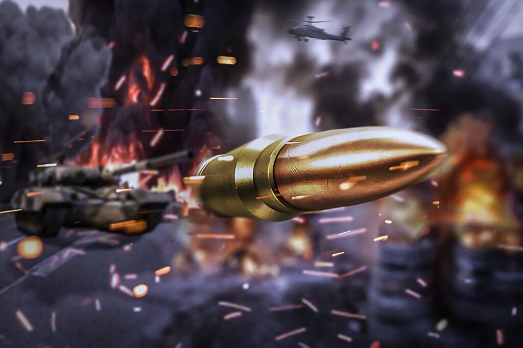 Do guns fire in space?